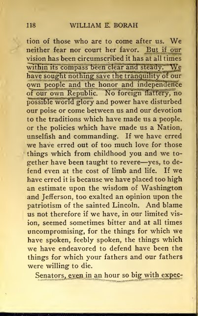 AMERICAN PROBLEMS by WILLIAM E.BORAH 1924