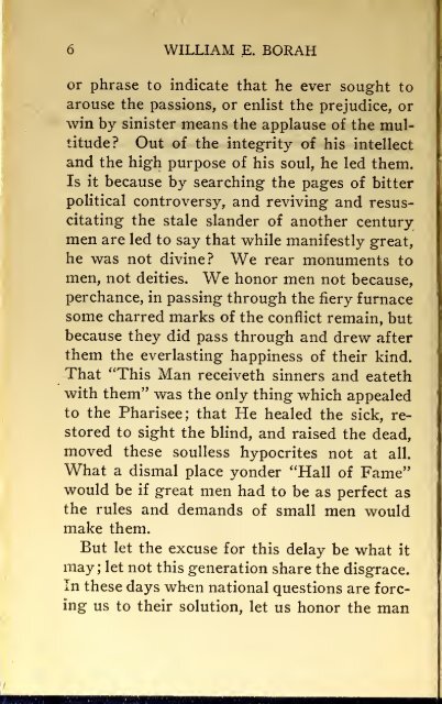 AMERICAN PROBLEMS by WILLIAM E.BORAH 1924