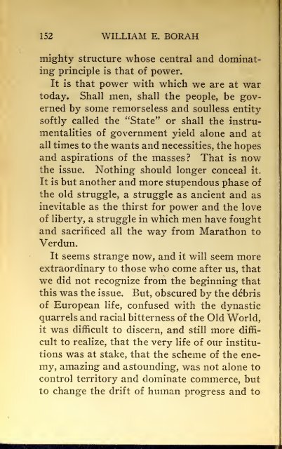 AMERICAN PROBLEMS by WILLIAM E.BORAH 1924