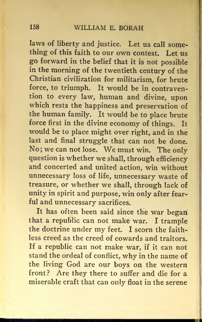 AMERICAN PROBLEMS by WILLIAM E.BORAH 1924