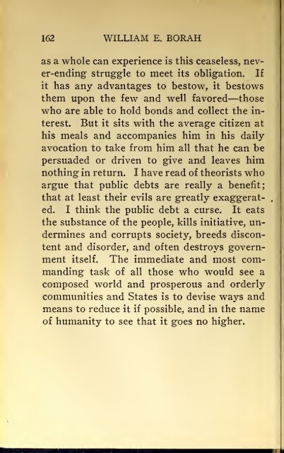 AMERICAN PROBLEMS by WILLIAM E.BORAH 1924