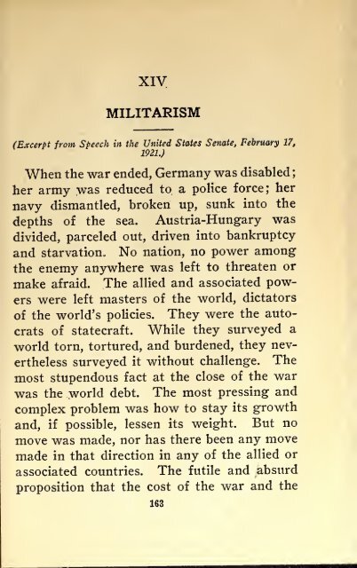 AMERICAN PROBLEMS by WILLIAM E.BORAH 1924