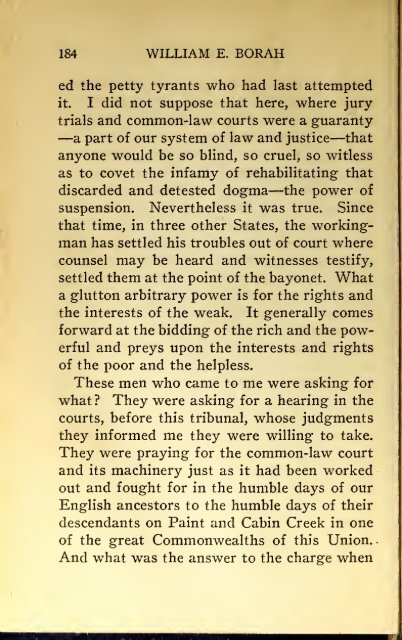 AMERICAN PROBLEMS by WILLIAM E.BORAH 1924