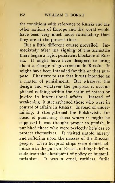 AMERICAN PROBLEMS by WILLIAM E.BORAH 1924