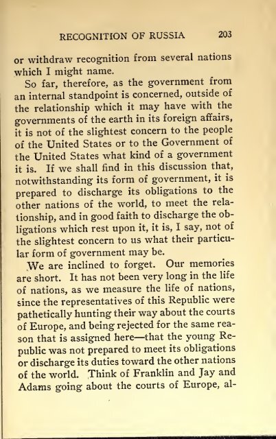 AMERICAN PROBLEMS by WILLIAM E.BORAH 1924