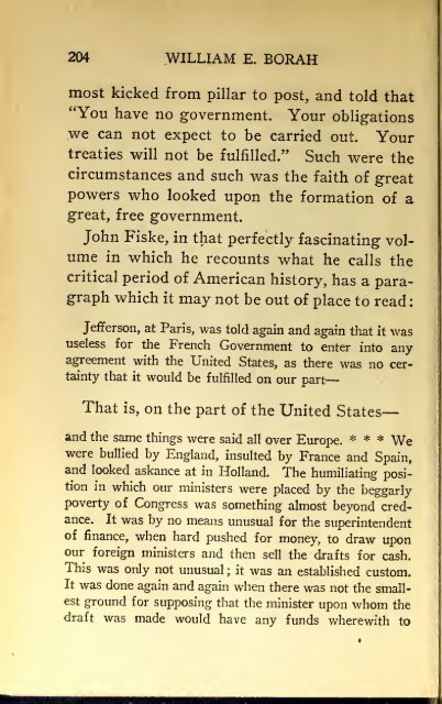 AMERICAN PROBLEMS by WILLIAM E.BORAH 1924