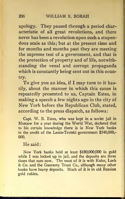 AMERICAN PROBLEMS by WILLIAM E.BORAH 1924