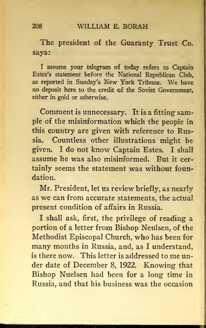 AMERICAN PROBLEMS by WILLIAM E.BORAH 1924