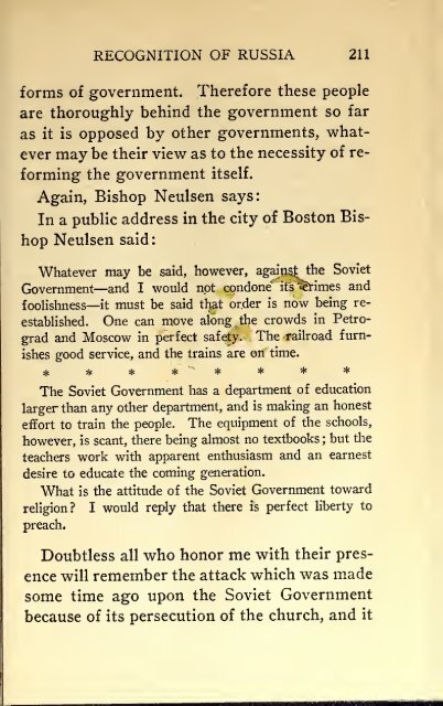 AMERICAN PROBLEMS by WILLIAM E.BORAH 1924