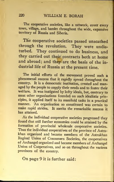 AMERICAN PROBLEMS by WILLIAM E.BORAH 1924