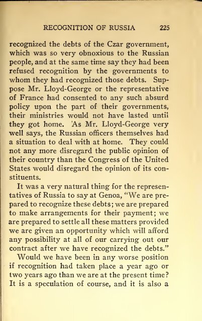 AMERICAN PROBLEMS by WILLIAM E.BORAH 1924