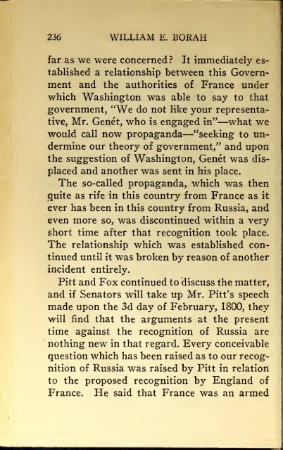 AMERICAN PROBLEMS by WILLIAM E.BORAH 1924