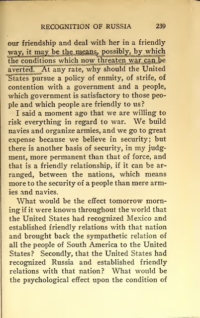 AMERICAN PROBLEMS by WILLIAM E.BORAH 1924