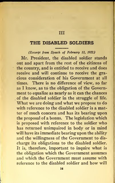 AMERICAN PROBLEMS by WILLIAM E.BORAH 1924