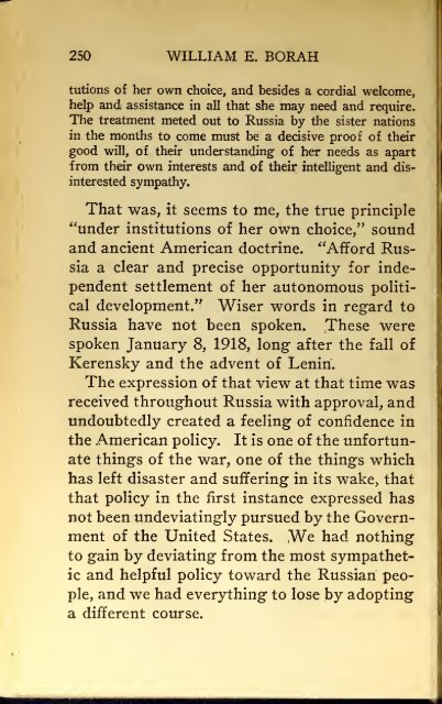 AMERICAN PROBLEMS by WILLIAM E.BORAH 1924