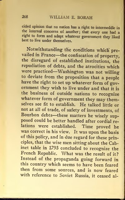 AMERICAN PROBLEMS by WILLIAM E.BORAH 1924