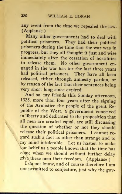 AMERICAN PROBLEMS by WILLIAM E.BORAH 1924