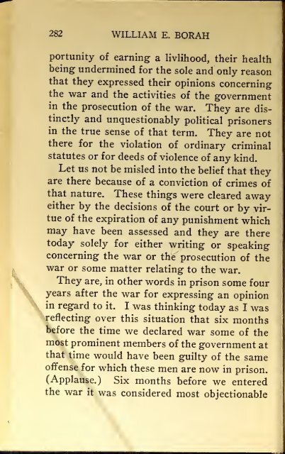 AMERICAN PROBLEMS by WILLIAM E.BORAH 1924