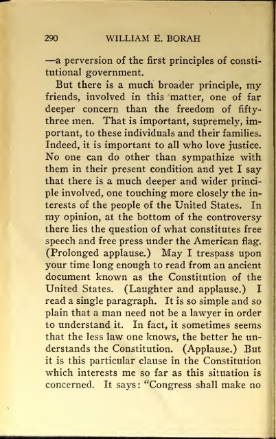 AMERICAN PROBLEMS by WILLIAM E.BORAH 1924