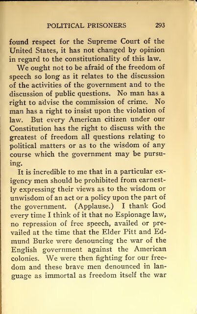 AMERICAN PROBLEMS by WILLIAM E.BORAH 1924