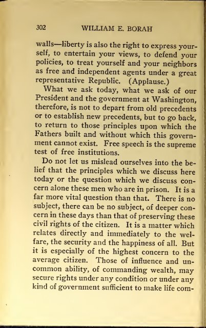 AMERICAN PROBLEMS by WILLIAM E.BORAH 1924