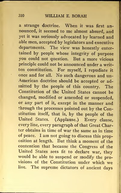 AMERICAN PROBLEMS by WILLIAM E.BORAH 1924