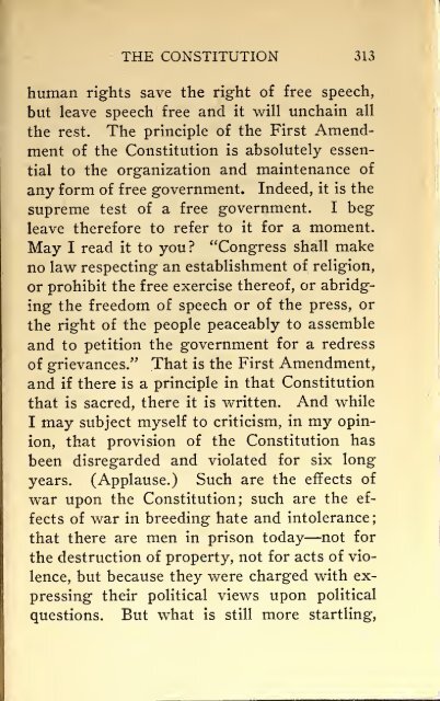 AMERICAN PROBLEMS by WILLIAM E.BORAH 1924