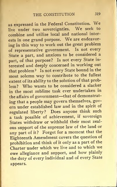 AMERICAN PROBLEMS by WILLIAM E.BORAH 1924