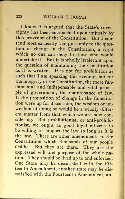 AMERICAN PROBLEMS by WILLIAM E.BORAH 1924