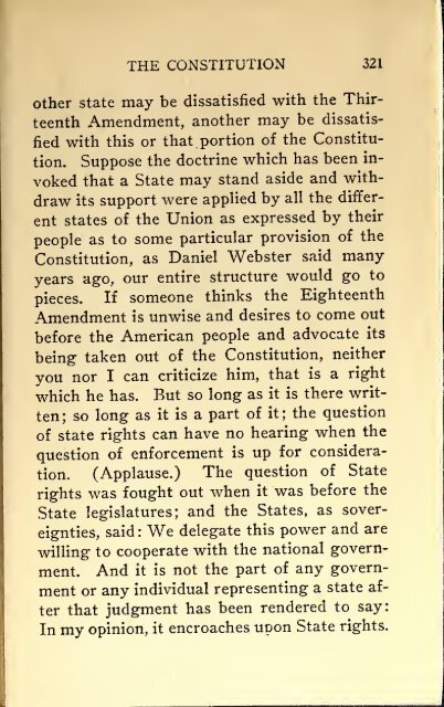 AMERICAN PROBLEMS by WILLIAM E.BORAH 1924