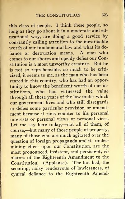 AMERICAN PROBLEMS by WILLIAM E.BORAH 1924