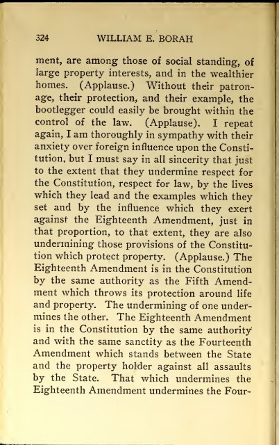 AMERICAN PROBLEMS by WILLIAM E.BORAH 1924