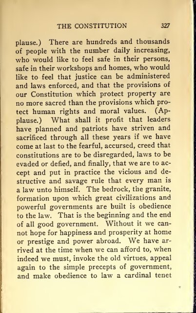 AMERICAN PROBLEMS by WILLIAM E.BORAH 1924