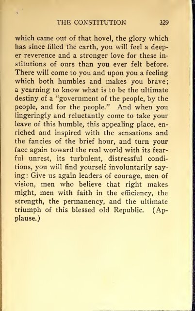 AMERICAN PROBLEMS by WILLIAM E.BORAH 1924