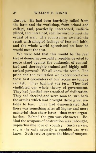 AMERICAN PROBLEMS by WILLIAM E.BORAH 1924