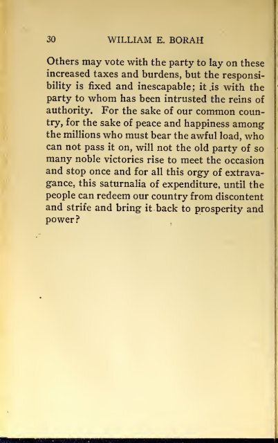 AMERICAN PROBLEMS by WILLIAM E.BORAH 1924