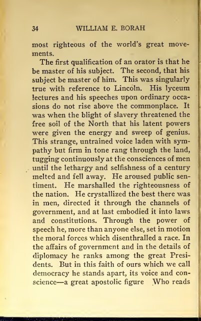 AMERICAN PROBLEMS by WILLIAM E.BORAH 1924