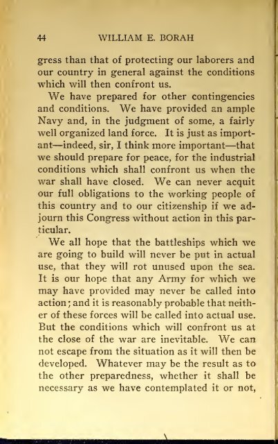 AMERICAN PROBLEMS by WILLIAM E.BORAH 1924