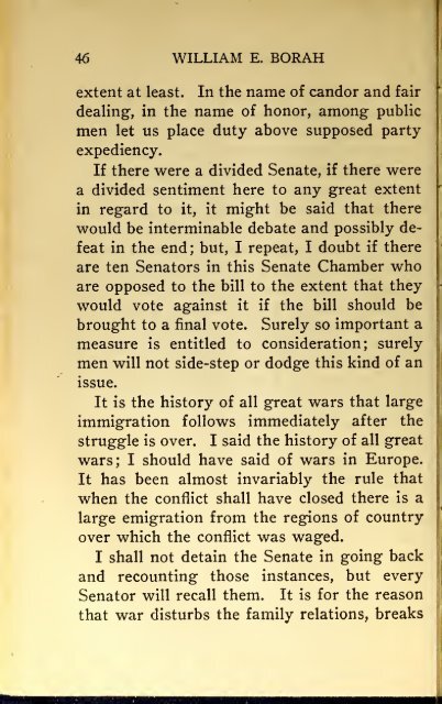 AMERICAN PROBLEMS by WILLIAM E.BORAH 1924