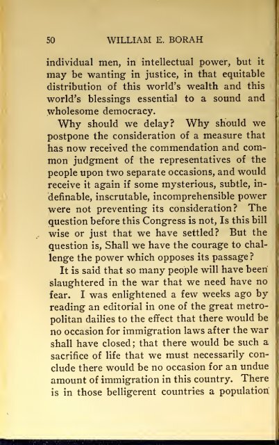 AMERICAN PROBLEMS by WILLIAM E.BORAH 1924