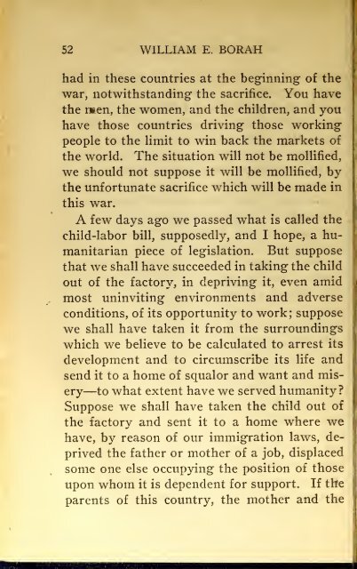 AMERICAN PROBLEMS by WILLIAM E.BORAH 1924