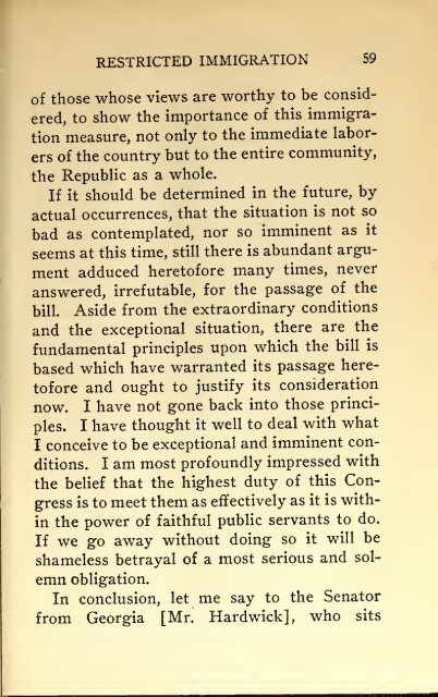 AMERICAN PROBLEMS by WILLIAM E.BORAH 1924