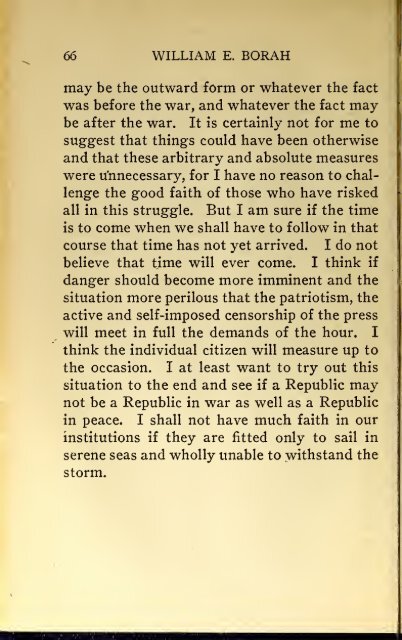 AMERICAN PROBLEMS by WILLIAM E.BORAH 1924