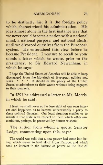 AMERICAN PROBLEMS by WILLIAM E.BORAH 1924