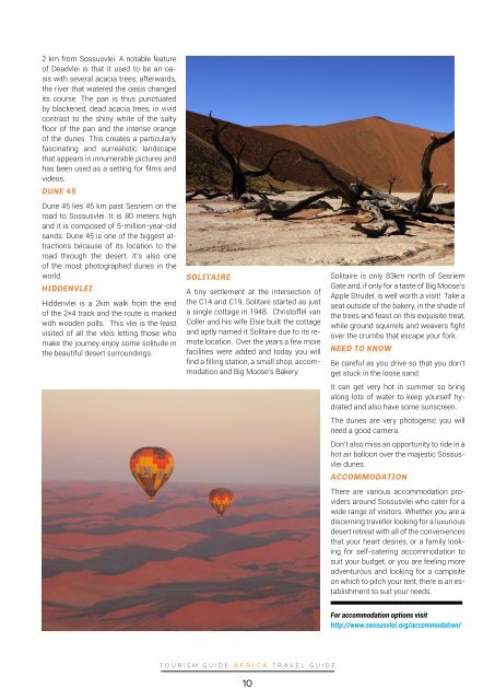 Tourism Guide Africa Travel Guide Oct - Dec 2018 Edition 