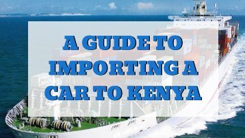 Shipping a Car to Mombasa From UK | Auto Kenya