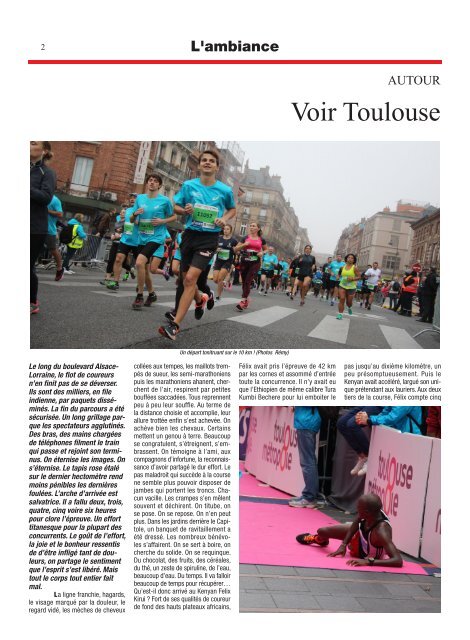 Spécial Marathon Toulouse Métropole 2018