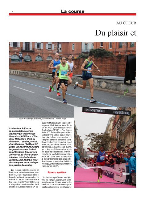 Spécial Marathon Toulouse Métropole 2018