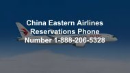 China Eastern Airlines Reservations Phone Number 1-888-206-5328