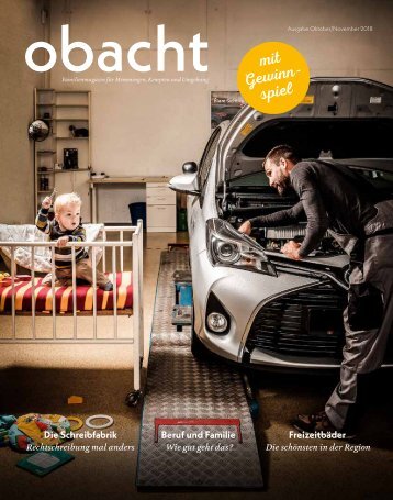 obacht Familienmagazin Oktober/November 2019